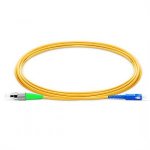 SC UPC to FC APC Simplex PVC/LSZH/OFNP 9/125 Single Mode Fiber Patch Cable SC UPC to FC APC Simplex PVC/LSZH/OFNP 9/125 Single Mode Fiber Patch Cable