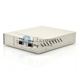 2 Ports SFP+ to SFP+ 10G OEO Converter Transponder w/full 3R Support Standalone